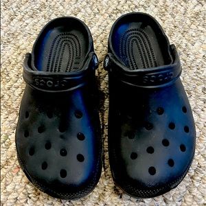 New black Crocs